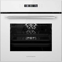 HO615W Встраиваемый духовой шкаф KUPPERSBERG/ Встраиваемый духовой шкаф KUPPERSBERG, электрический, High-Tech, 60 см, объем 73 л, 10 режимов, 6 автропрограмм, доводчик двери, сенсорное управление, макс. Температура 250 градусов, дисплей, таймер, телескопи