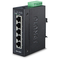 ISW-500T ISW-500T коммутатор для монтажа в DIN рейку/ IP30 Compact size 5-Port 10/100TX Fast Ethernet Switch (-40~75 degrees C)