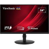 VA2408-HDJ Монитор ViewSonic 23.8" VA2408-HDJ черный IPS LED 16:9 HDMI матовая HAS Piv 250cd 178гр/178гр 1920x1080 100Hz VGA DP FHD 5.2кг