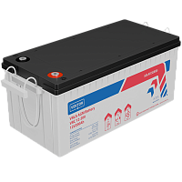 VRC12-200 Батарея Vektor Battery серия VRC, VRC 12-200, напряжение 12В, емкость 200 Ач (разряд 10 часов), макс. ток разряда (5 сек.) 2000А, макс. ток заряда 100 А, свинцово-кислотная типа AGM+CARBON, клеммы M8, ДxШxВ 522x240x219мм., вес 61,5 кг., срок слу