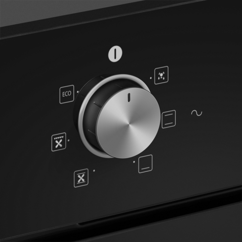 OEF606BK Шкаф духовой электрический HOMSair/ электрический, встраиваемый, механическое управление, 60 л., конвекция, гриль, таймер, черный фото 13