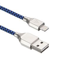 ACD-U927-P5L Кабели USB ACD USB кабель ACD-Titan Lightning ; USB-A Нейлон, 1м, сине-черный (ACD-U927-P5L)