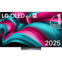 OLED65C5RLA.ARUG Телевизор 65'' LG/ 65'' OLED, Ultra HD, Smart TV, WebOS, Bluetooth, MR NFC, 120Hz Native (VRR 144Hz), 2.2ch 40Вт Dolby Atmos, 2хHDMI, 3хUSB, 1 Pole, Charcoal Black, 2025