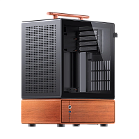 T7black Корпус без блока питания/ Case JONSBO T7, Mini-Tower, TG, no fan, 1xUSB-A 3.0 + 1xUSB-C 3.2, mATX, mITX Black