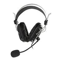 HS-60 Наушники с микрофоном A4Tech HS-60 черный 2.5м мониторные оголовье