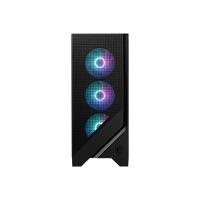 306-7G23R27-HH9 Корпус ПК без блока питания/ Case MSI MAG FORGE 320R AIRFLOW, Midi-Tower, TG, 4x120mm ARGB, 2xUSB 3.2, ATX, mATX, mITX Black