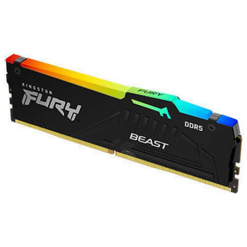 KF552C40BBA-8 Память оперативная/ Kingston 8GB 5200MT/s DDR5 CL40 DIMM FURY Beast RGB XMP фото 2