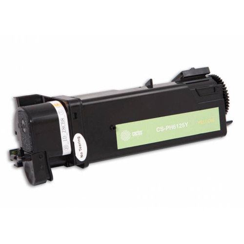 CS-PH6125Y -/ Картридж лазерный Cactus CS-PH6125Y 106R01337 желтый (1000стр.) для Xerox Phaser 6125 фото 3