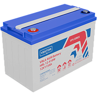 HRL12-410W Батарея Vektor Battery серия HRL, HRL 12-410W, напряжение 12В, емкость 115 Ач (разряд 10 часов), макс. ток разряда (5 сек.) 1150 А, макс. ток заряда 34,5 А, свинцово-кислотная типа AGM, клеммы М8, ДxШxВ 333x173x216мм., вес 31,5 кг., срок службы