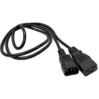 LAN-PP19/14-7.0-BK Шнур питания Lanmaster LAN-PP19/14-7.0-BK C19-С14 проводник.:3x0.75мм2 7м 220В 10А черный