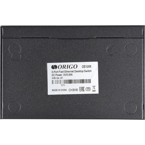 OS1205/A1A Коммутатор/ Unmanaged Switch 5x100Base-TX, metal case фото 4