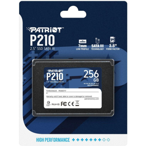 P210S256G25 Твердотельный накопитель Patriot SATA-III 256GB P210S256G25 P210 2.5" [P210S256G25] фото 6