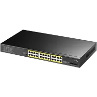 GS1028PS2 Коммутатор/ 24-Port Gigabit PoE+ Switch with 2 SFP ports 300W