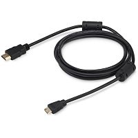 MINIHDMI-1.8M Кабель аудио-видео Buro HDMI 1.4 HDMI (m)/Mini HDMI (m) 1.8м. феррит.кольца позолоч.конт. черный (MINIHDMI-1.8M)