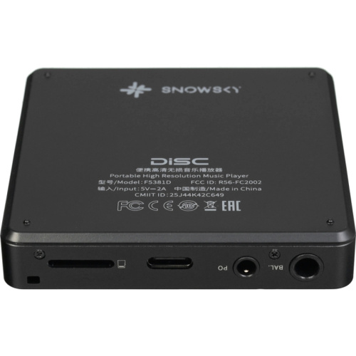 6953175761280 Hi-Fi-плеер/ FIIO SNOWSKY DISC (F5381D) Чёрный фото 5 6953175761280 Hi-Fi-плеер/ FIIO SNOWSKY DISC (F5381D) Чёрный фото 5