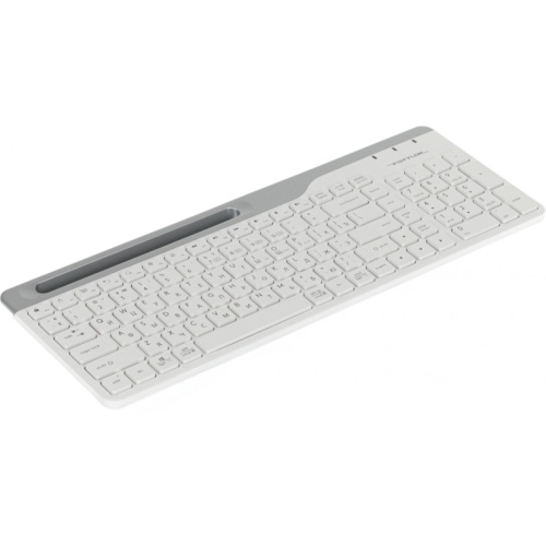 FBK25WHITE Клавиатура A4Tech Fstyler FBK25 белый/серый USB беспроводная BT/Radio slim Multimedia фото 3 FBK25WHITE Клавиатура A4Tech Fstyler FBK25 белый/серый USB беспроводная BT/Radio slim Multimedia фото 3