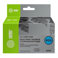 -/ Картридж струйный Cactus CS-T6M15AE №903XL(есть ограничения по прошивке) черный (37мл) для HP OJP 69