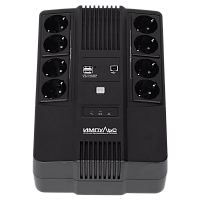 MT80103 ИБП МАСТЕР 800, 800/480 ВА/Вт, LED, USB, RJ11/RJ45, SCHUKOx8/ line-interactive AS brick