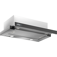 947904 GOOD, Кухонная вытяжка ELIKOR КВ Интегра GLASS 60Н-400-В2Д, нерж/стекло черное R