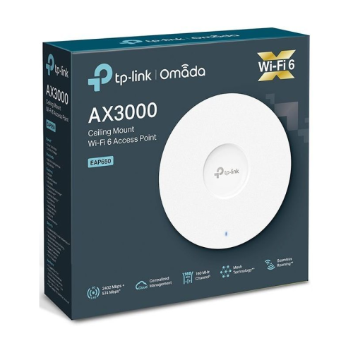 EAP650 Точка доступа/ AX3000 Ceiling Mount Dual-Band Wi-Fi 6 Access Point фото 6