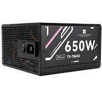 TR-TB650 Блок питания 650W/ Power Supply Thermalright, 650W 80+ Bronze (ATX, 3.0, Full modular, 1x24(20+4)pin, 2xCPU 8(4+4)pin, 4xPCIe*2 8(6+2)pin, 3xSATA3, 3xMOLEX4pin, Active, 120x120mm, 150x140x86mm, APFC, black)