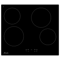 Варочная поверхность MONSHER/ Варочная поверхность MONSHER, Hi-Light, High-Tech, 59 см, 9 уровней мощности, блокировка управления, автоматическое отключение, таймер, сенсорное управление, цвет черный