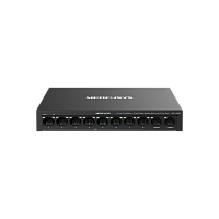 MS110CMP Коммутатор/ 8-Port 10/100Mbps + 2-Port Gigabit Desktop Switch with 8-Port PoE+
