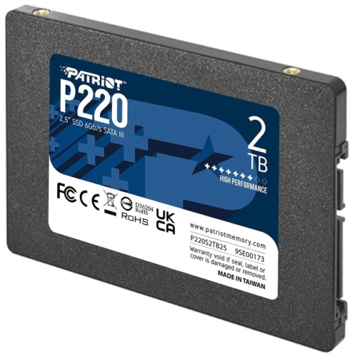 P220S2TB25 Твердотельный накопитель Patriot SATA-III 2TB P220S2TB25 P220 2.5" [P220S2TB25] фото 2
