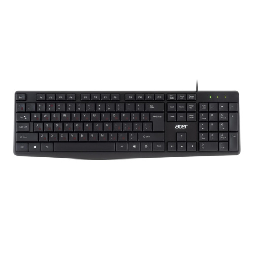 ZL.KBDEE.00B Клавиатура Acer OKW121 черный USB (ZL.KBDEE.00B)