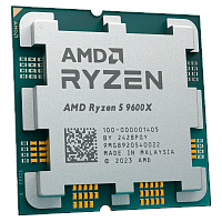 100-000001405 Процессор/ APU AM5 AMD Ryzen 5 9600X (Granite Ridge AM5, 6C/12T, 3.9/5.4GHz, 32MB, 65W, Radeon Graphics) OEM