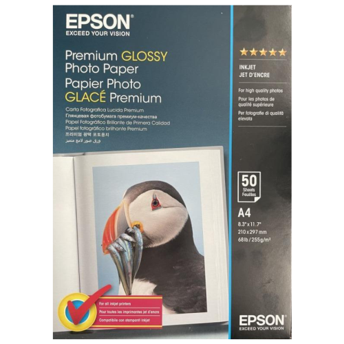 C13S041624 Бумага/ Epson Premium Glossy Photo Pap A4 50sh C13S041624 Бумага/ Epson Premium Glossy Photo Pap A4 50sh