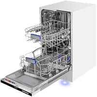 MLP-082DLightBeam Посудомоечная бытовая машина MAUNFELD/ узкая встраиваемая ПММ, 45см, 9 комплектов, луч