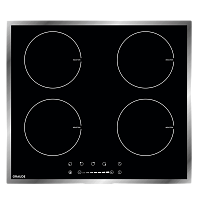 Встраиваемые индукционные панели Graude/ Индукционная,  590 х 62 х 520 мм, индукционная, Сенсорное управление, 9 ступеней нагрева, Функция таймера,  Индикация остаточного тепла, Автоматическое отключение, Защита от детей, Исполнение: facette