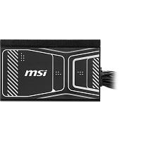 306-7ZPBX11-CE0 Блок питания ПК/ Power Supply MSI MAG A850GN PCIE5, 850W 80+ Gold (ATX, 3.1, PCIe 5.1, Non-modular, 1x24(20+4)pin, 2xCPU 8(4+4)pin, 2xPCIe*2 8(6+2)pin, 1x12VHPWR (450W), 4xSATA3, 4xMOLEX4pin, Active, 120x120mm, 140x150x86mm, APFC, black)