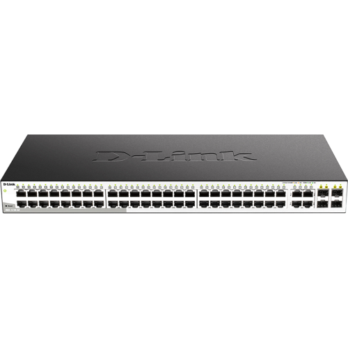 DGS-1210-52/F3A Коммутатор/ DGS-1210-52/F Smart L2 Switch 48х1000Base-T, 4хCombo 1000Base-T/SFP, Compact CLI