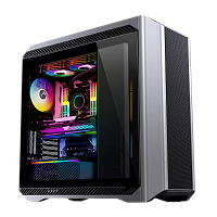 D500Silver Корпус без блока питания/ Case JONSBO D500, Full-Tower, TG, 3x140mm ARGB, 2xUSB-A 3.2 + 1xUSB-C 3.2, E-ATX, ATX, mATX, mITX Silver