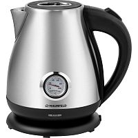 MGK-625S Чайник MAUNFELD/ Чайник MAUNFELD MGK-625S, мощность 2200 Вт, объем 1.7 л, индикация включения, подсветка, отключение при отсутствии воды, цвет серый