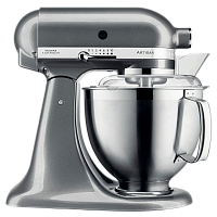 5KSM185PSEMS Настольный миксер с откидным блоком Artisan 4.8 л, серебряный медальон