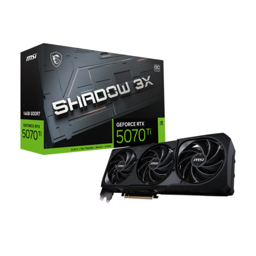 GeForceRTX5070Ti16GSHADOW3XOC Видеокарта/ GeForce RTX 5070 Ti 16G SHADOW 3X OC