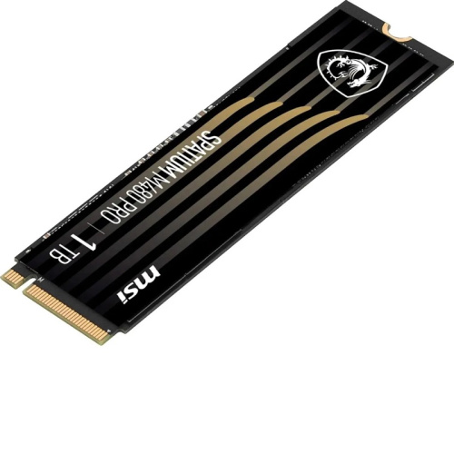 S78-440L1G0-P83 MSI SSD SPATIUM M480 Pro, 1000GB, M.2(22x80mm), NVMe, PCIe 4.0 x4, 3D TLC, R/W 7400/6000, IOPs 750 000/1 000 000, DRAM buffer 1024MB, TBW 700, DWPD 0.38 (5 лет) фото 5