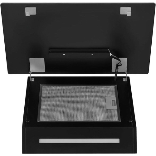 Falcon60GlassBlack ВЫТЯЖКА MAUNFELD/ Наклонная, 60 см, 1150 м3/ч, сенсорное управление, черное матовое стекло фото 4