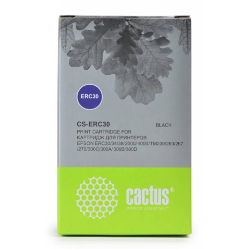 -/ Картридж матричный Cactus CS-ERC30 черный для Epson ERC 30/34/38 -/ Картридж матричный Cactus CS-ERC30 черный для Epson ERC 30/34/38
