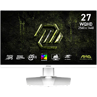 9S6-3CF99T-011 Монитор/ MSI MAG 274QRFW E20 27'', 2560x1440, Rapid IPS, 178x178, 300nit, 200Hz, 0.5ms, 2HDMI/DP, noUSB-A, Audio out, LTSP, IntPWR, 100x100VESA, White, 1y