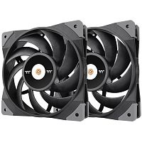 CL-F082-PL12BL-A Вентилятор для корпуса Thermaltake Toughfan 12 120х120x25 черный 4-pin 22.3дБ (упак.:2шт) (CL-F082-PL12BL-A) Ret [CL-F082-PL12BL-A]