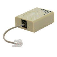 SP-206E Сплиттер/ ADSL2+ Annex B splitter. 1xRJ11 input and 2xRJ-11 output ports.