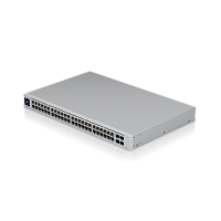 USW-48-PoE Коммутатор/ 48-port, Layer 2 PoE switch with a silent, fanless cooling system.195W total PoE availability