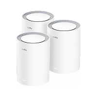 M3000(3-Pack) Wi-Fi Mesh-система/ AX3000 Wi-Fi 6 Mesh 2.5G Solution 3-Pack, Dual-Band, Chipset MT7981BA+MT7976CN+RTL8221B, 802.11ax/ac/a/b/g/n, 2402Mbps at 5GHz + 574Mbps at 2.4GHz, 2.5G WAN+GE LAN, 5 internal antennas, MU-MIMO, DDNS, Zerotier/Wireguard/O