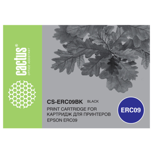 -/ Картридж матричный Cactus CS-ERC09BK черный для Epson ERC09