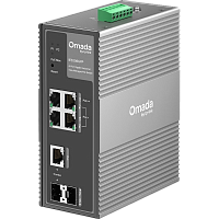 IES206GPP Коммутатор/ Omada 6-Port Gigabit Industrial Easy Managed Switch with 3-Port PoE+ and 1-Port PoE++