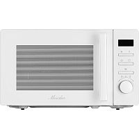 MTW203Blanc Микроволновая печь MONSHER/ Микроволновая печь MONSHER, отдельностоящая, 5 уровней мощности, объем 20 л, гриль, поворотный переключатель/кнопочное управление, таймер, 8 автоматических программ, часы, блокировка от детей, поворотный стол, цвет